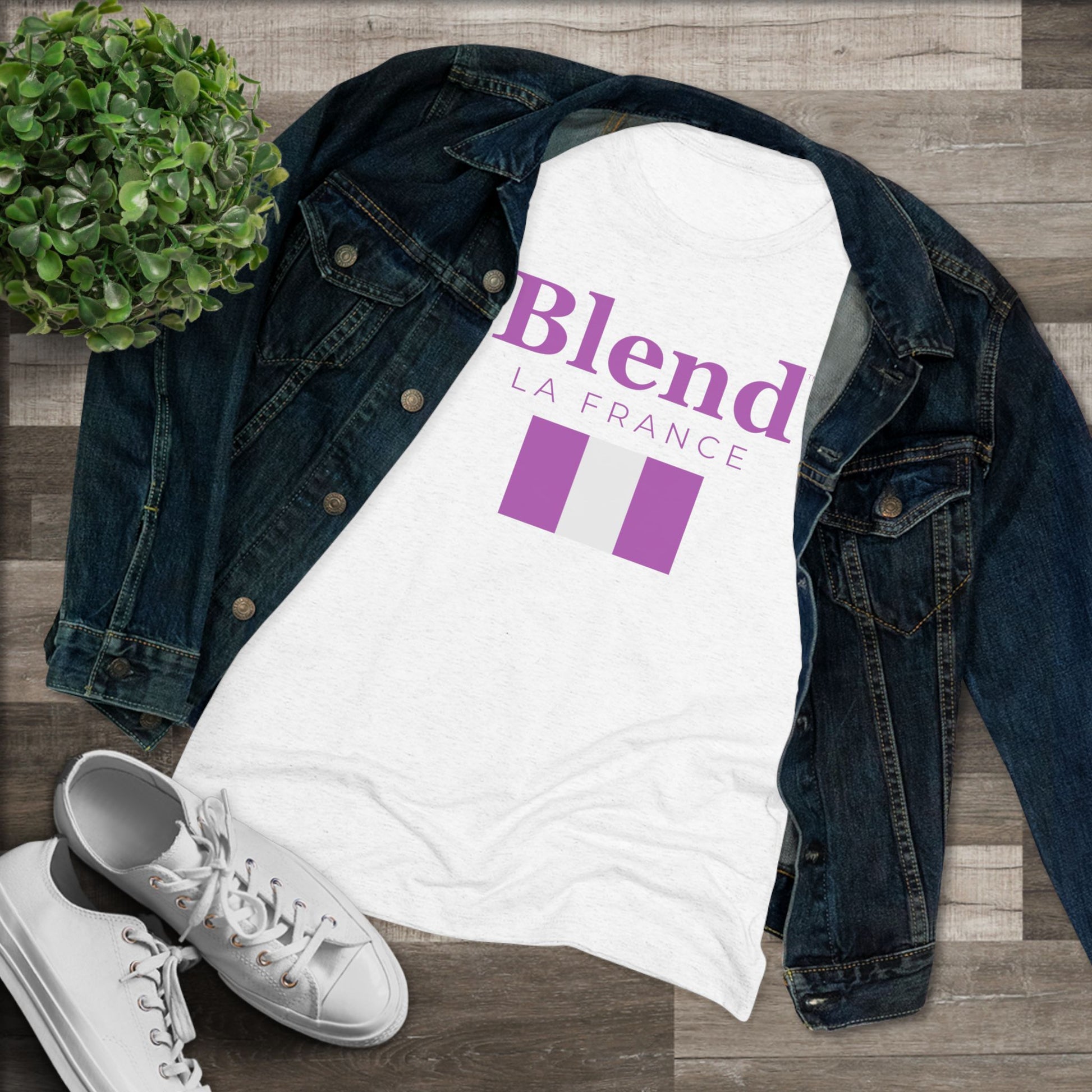 Blend La France | Women's Triblend Tee