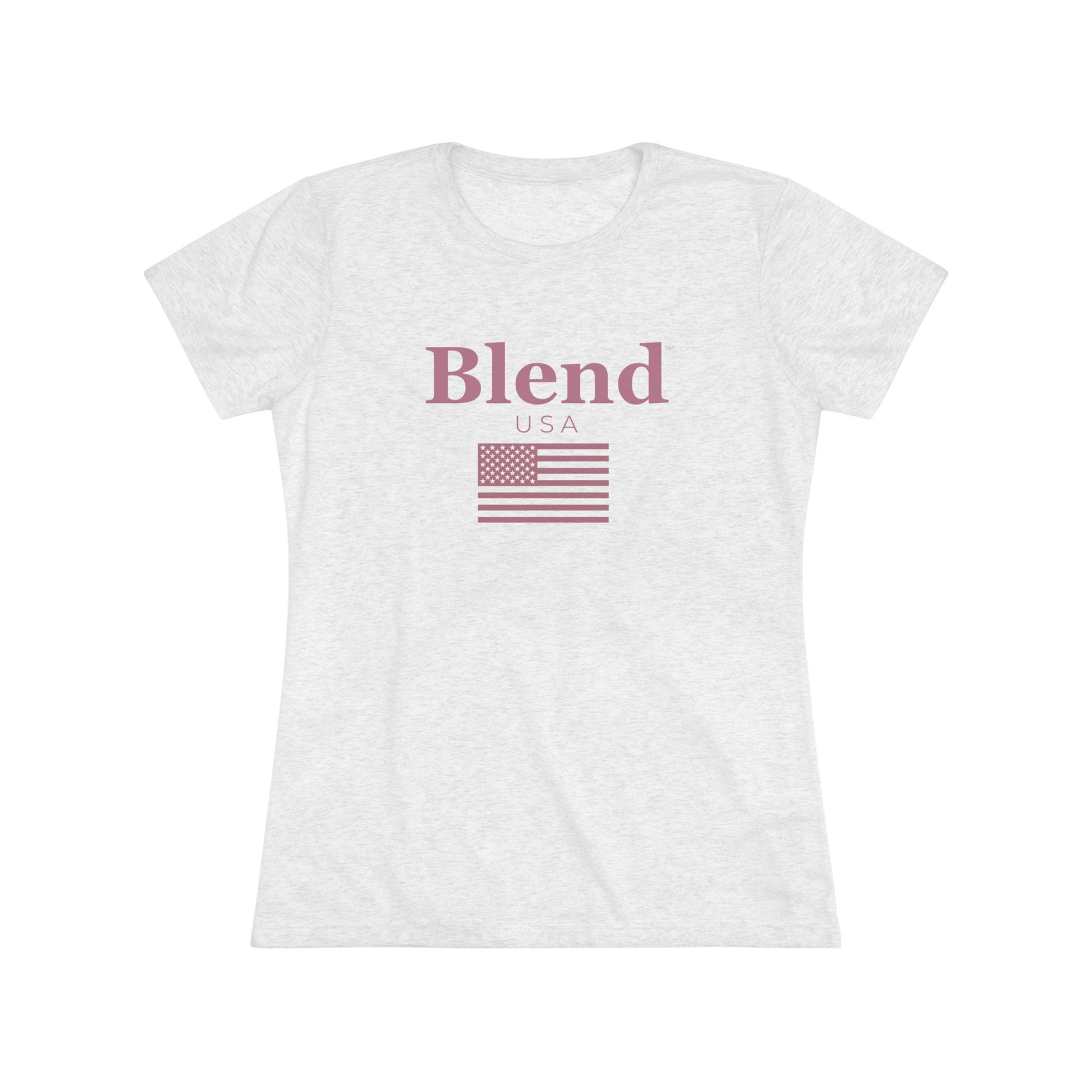 Blend USA With Flag | Women's Triblend Tee