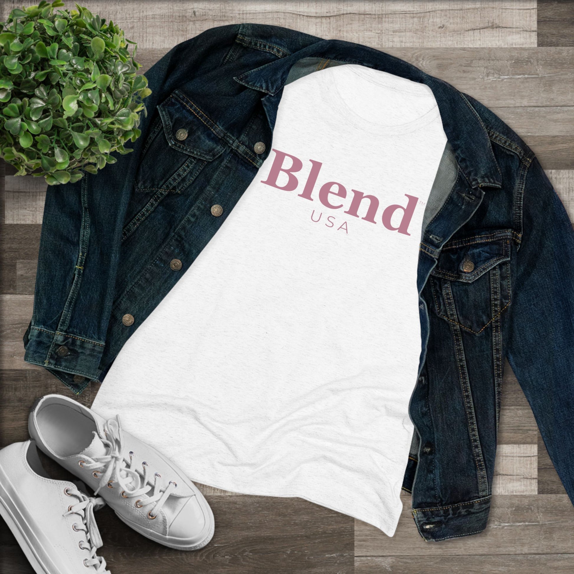 Blend USA Without Flag | Women's Triblend Tee