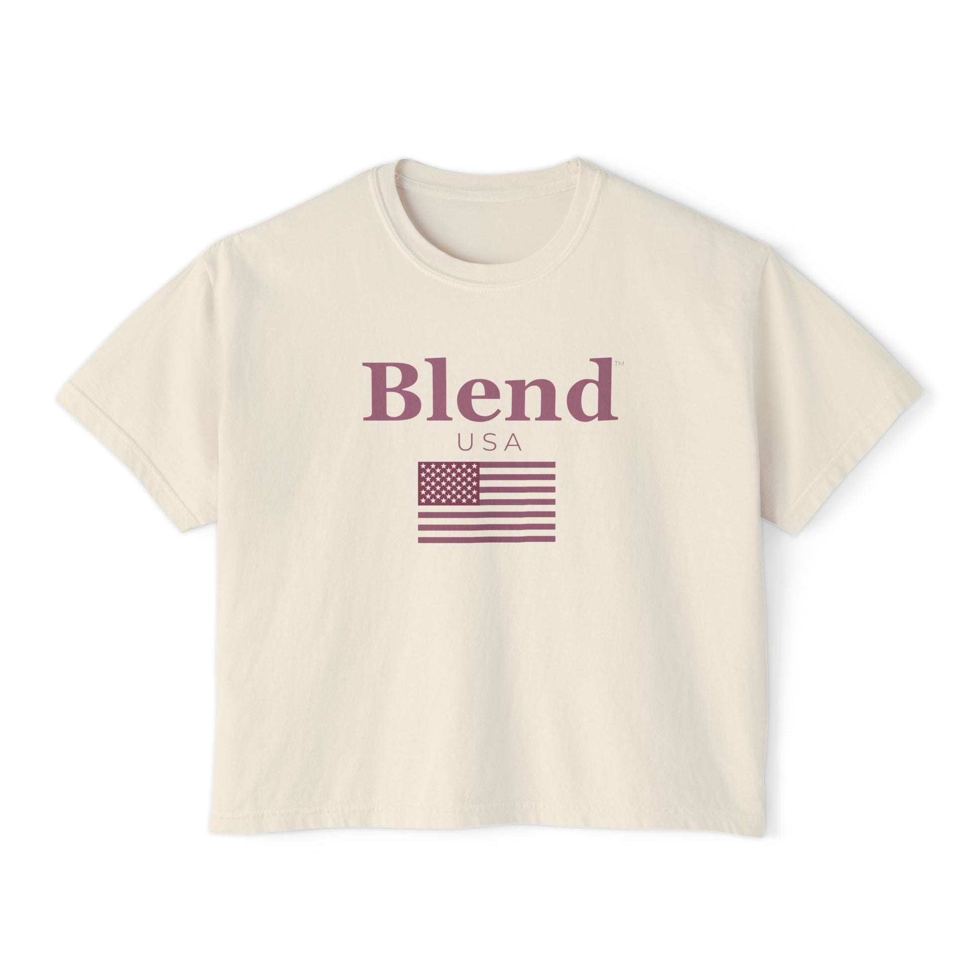 Blend USA | Women’s Boxy Tee | Casual Wear with Positive Vibes
