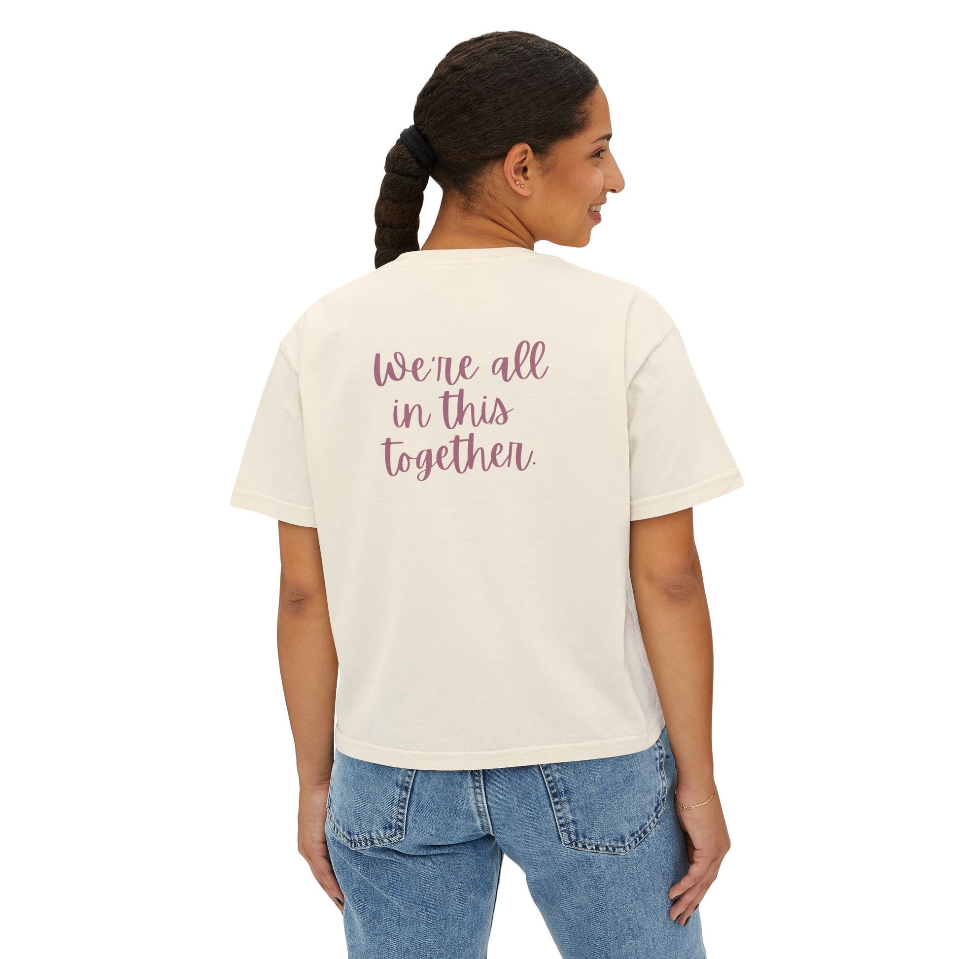 Blend USA | Women’s Boxy Tee | Casual Wear with Positive Vibes