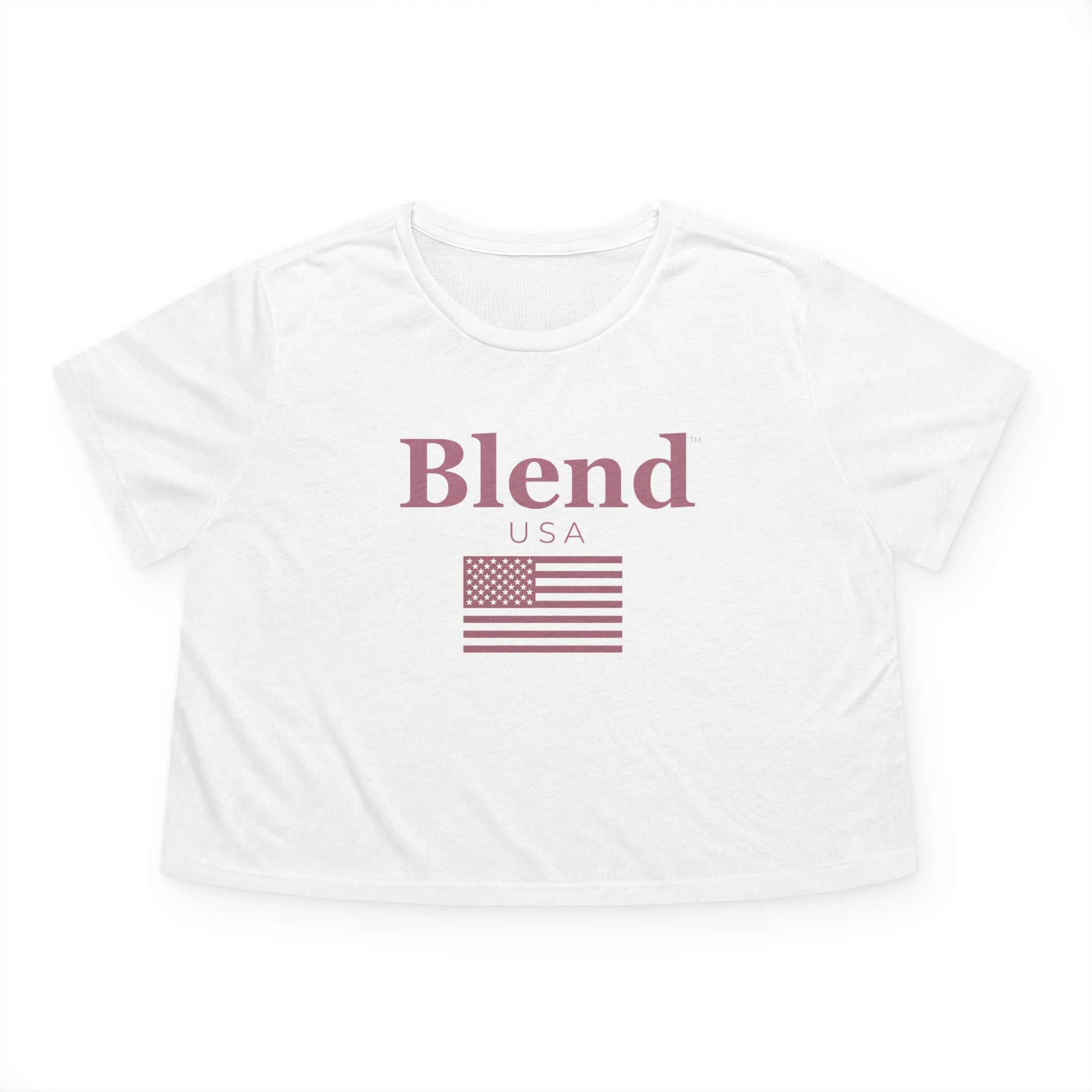 Blend USA | Women’s Flowy Crop Tee