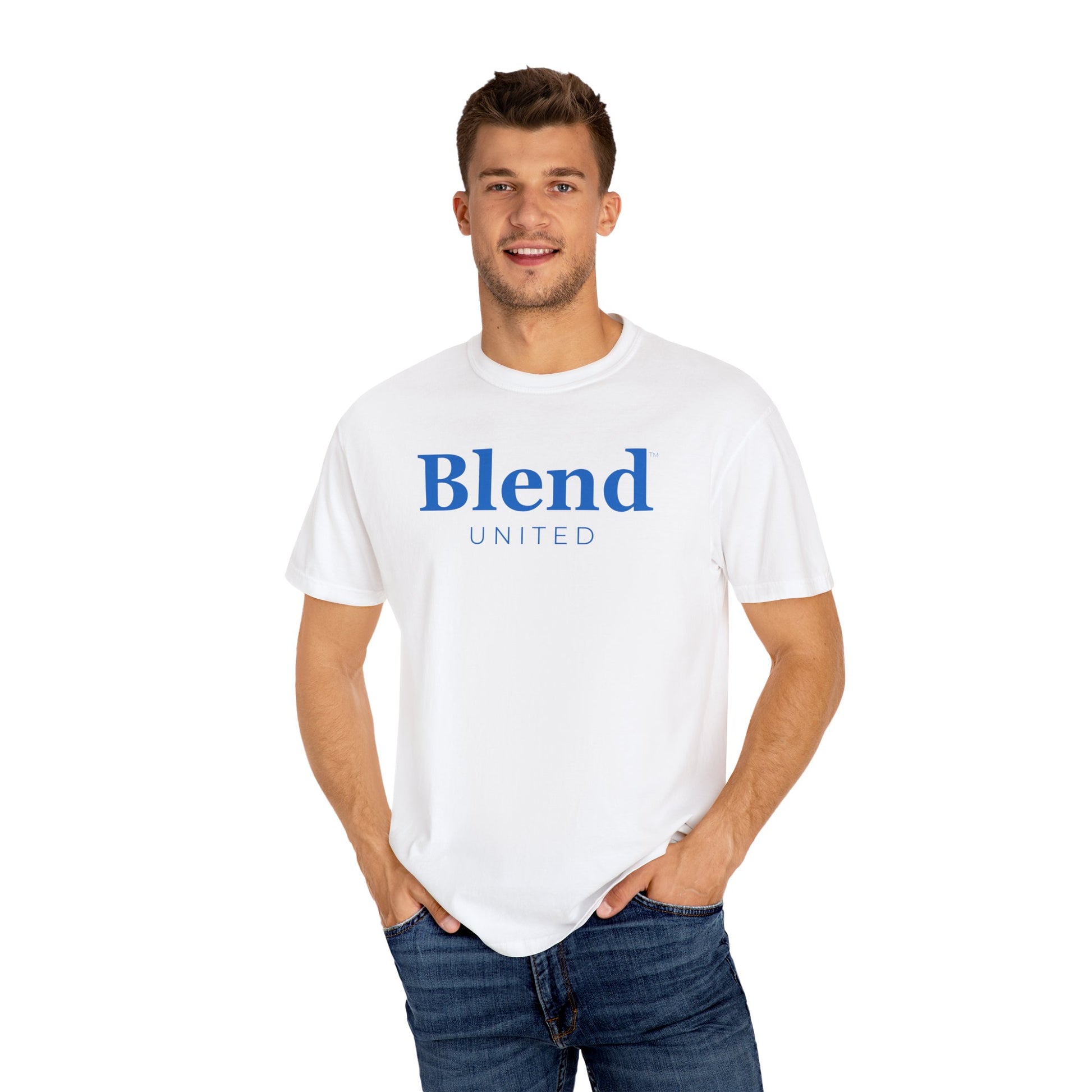 Blend United | Global Blue | T-Shirt - Unisex Garment-Dyed Tee